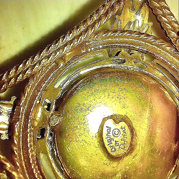 Brooch Signed by Robert Graham Vtg Retro Era, circa mid-20th century - Picture 14 of 16
